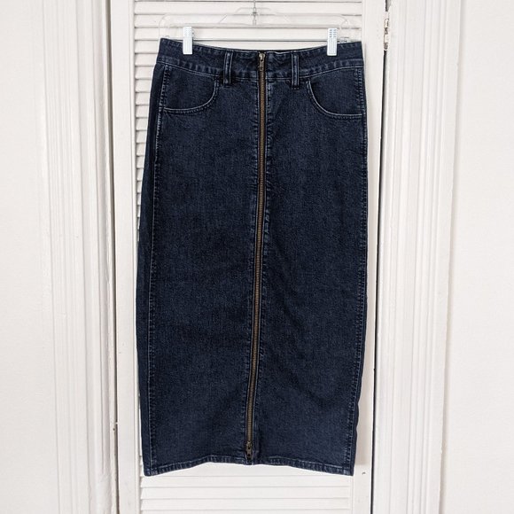 Midi denim skirt - Picture 1 of 1